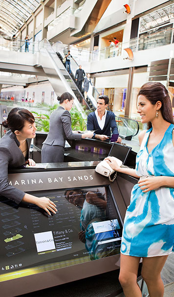 Retail Concierge Services at The Shoppes at Marina Bay Sands